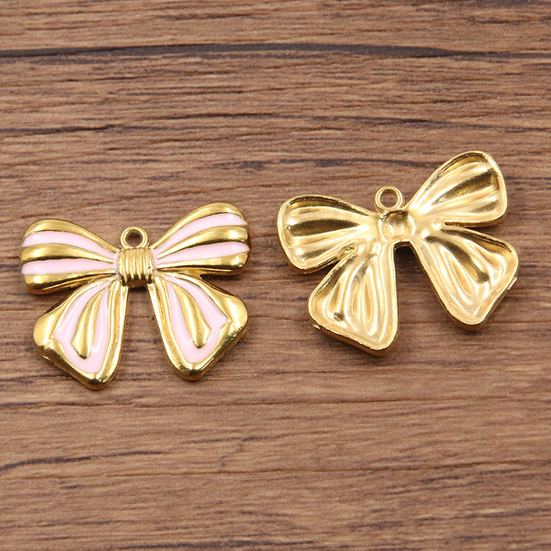 6:No. 2 pink bow 20x25mm 3.4g