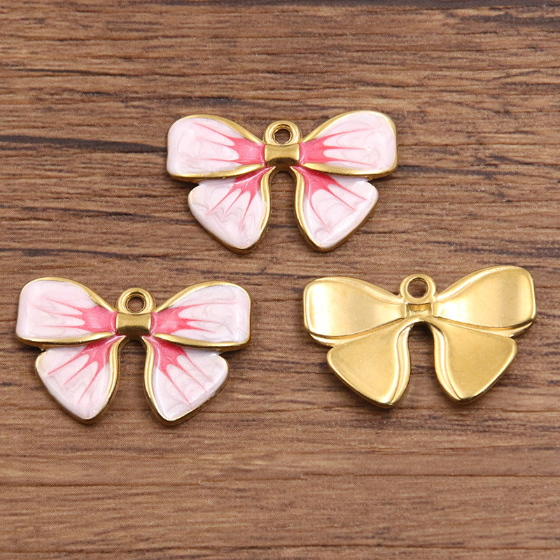 7:No. 3 pink bow 16x25mm 3g