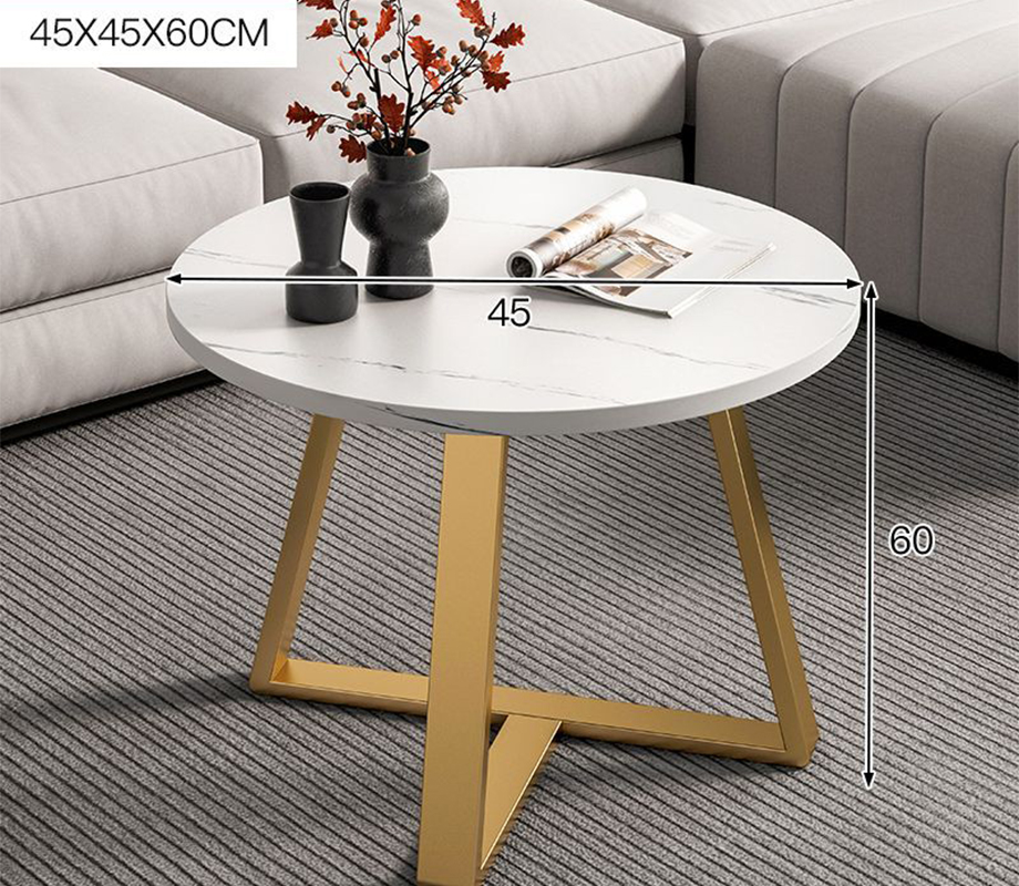 45cm white marble color