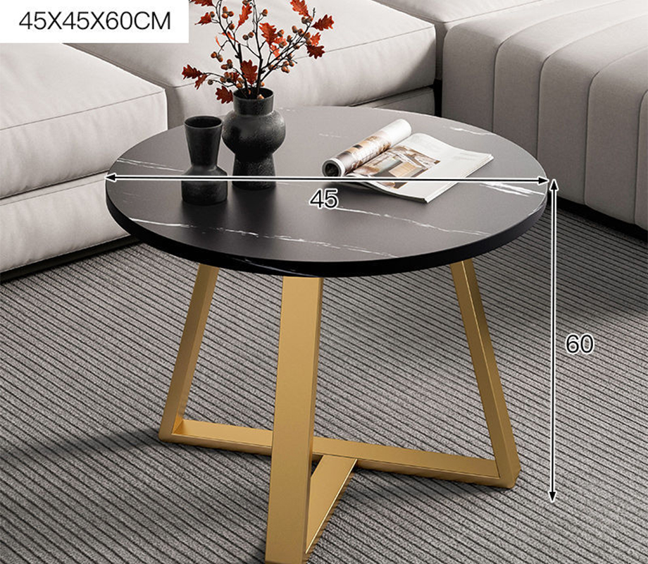 45cm black marble color