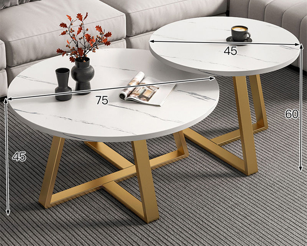 Combination white marble color 45 75