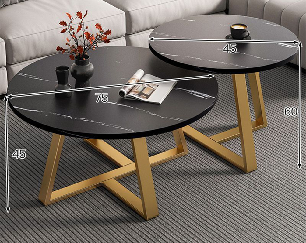 Combination black marble color 45 75