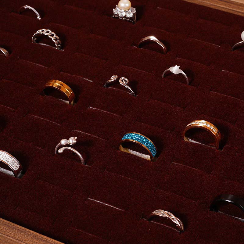 Walnut Strip Ring Box