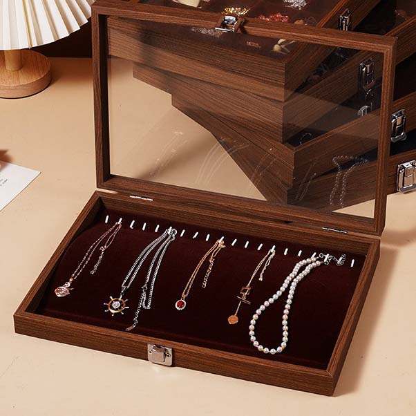 3:Walnut Necklace Case