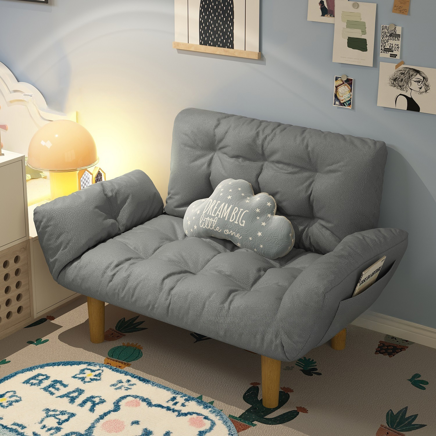 Dark gray technology cloth