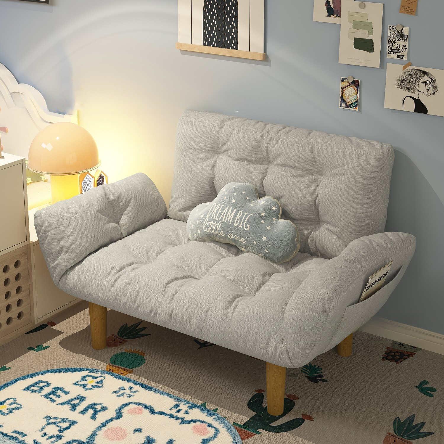 Creamy-white cotton and linen