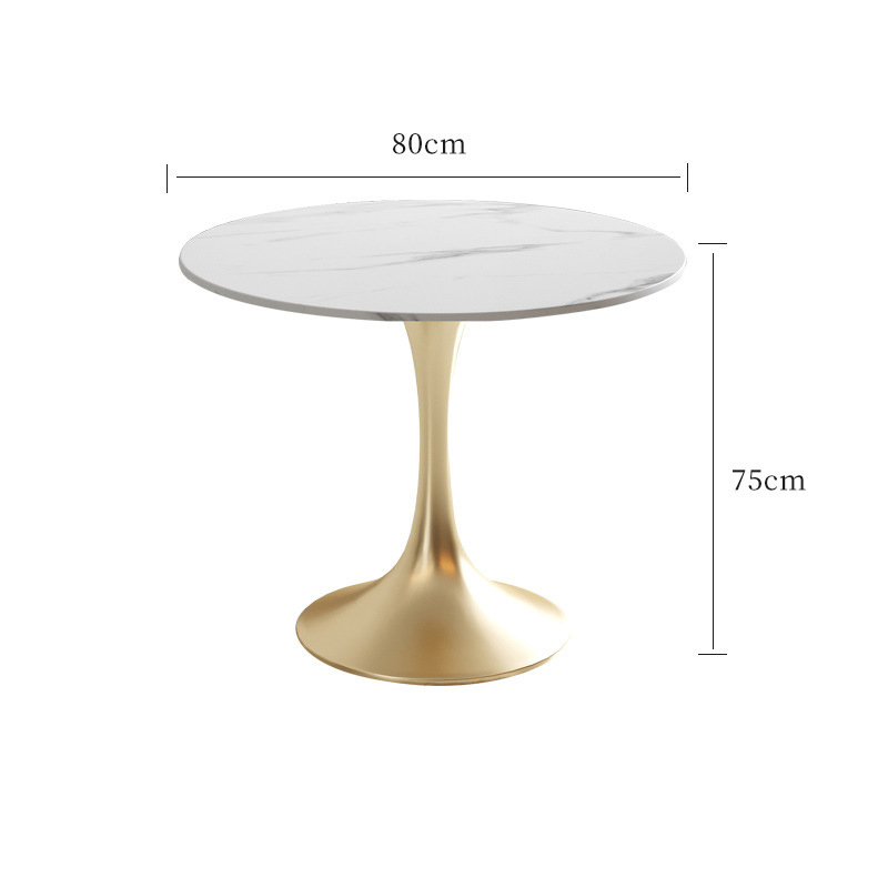 Tulip round table 80*75 [gold]]