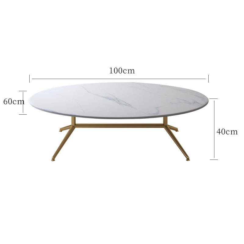 Oval coffee table 100*60*40