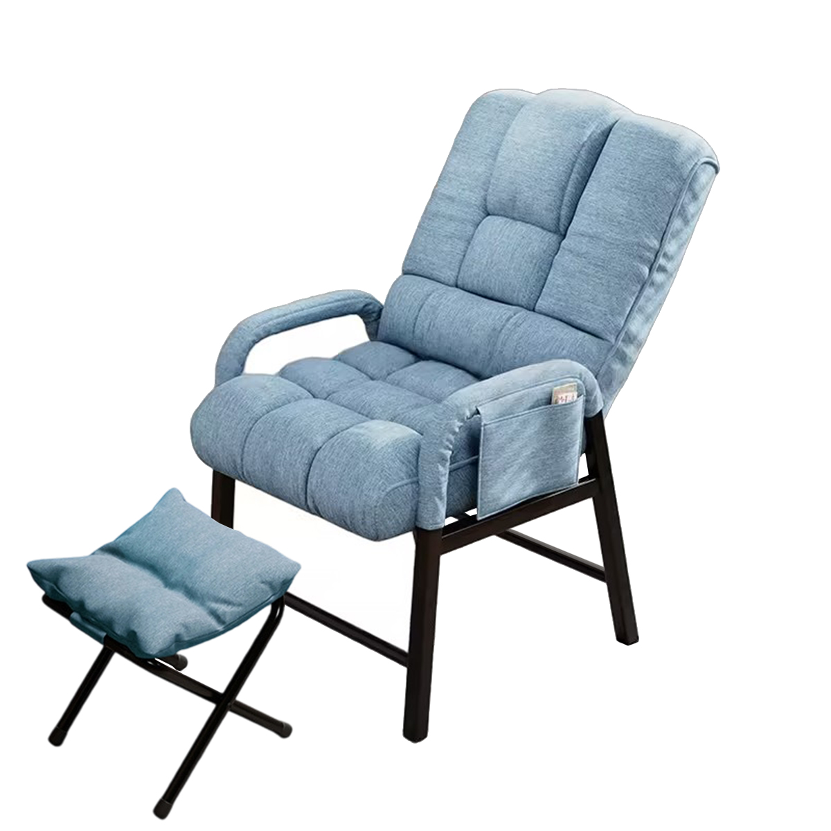 light blue with foot rest