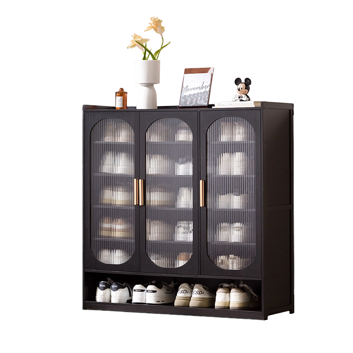 [black] three doors and 7 floors