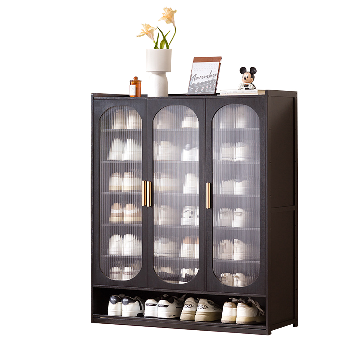 [black] three doors and 8 floors