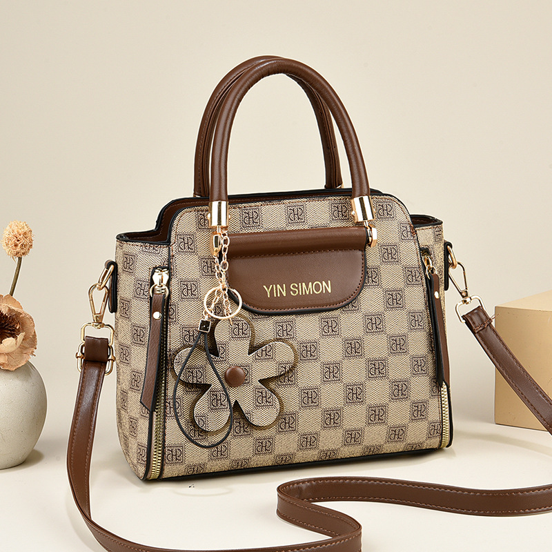 Chessboard grid-khaki