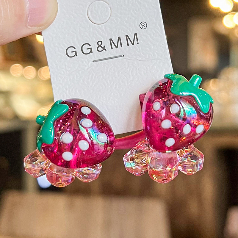 3:rose red flowers strawberry