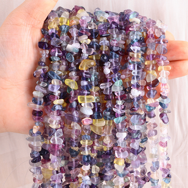 Colored Fluorite/40cm/100-110pcs 