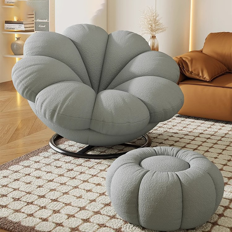 Gray Single Chair   Stirrups