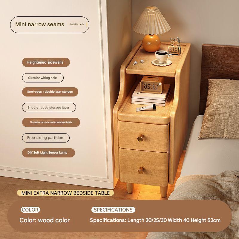 [induction night light model] all solid wood - log color 30cm