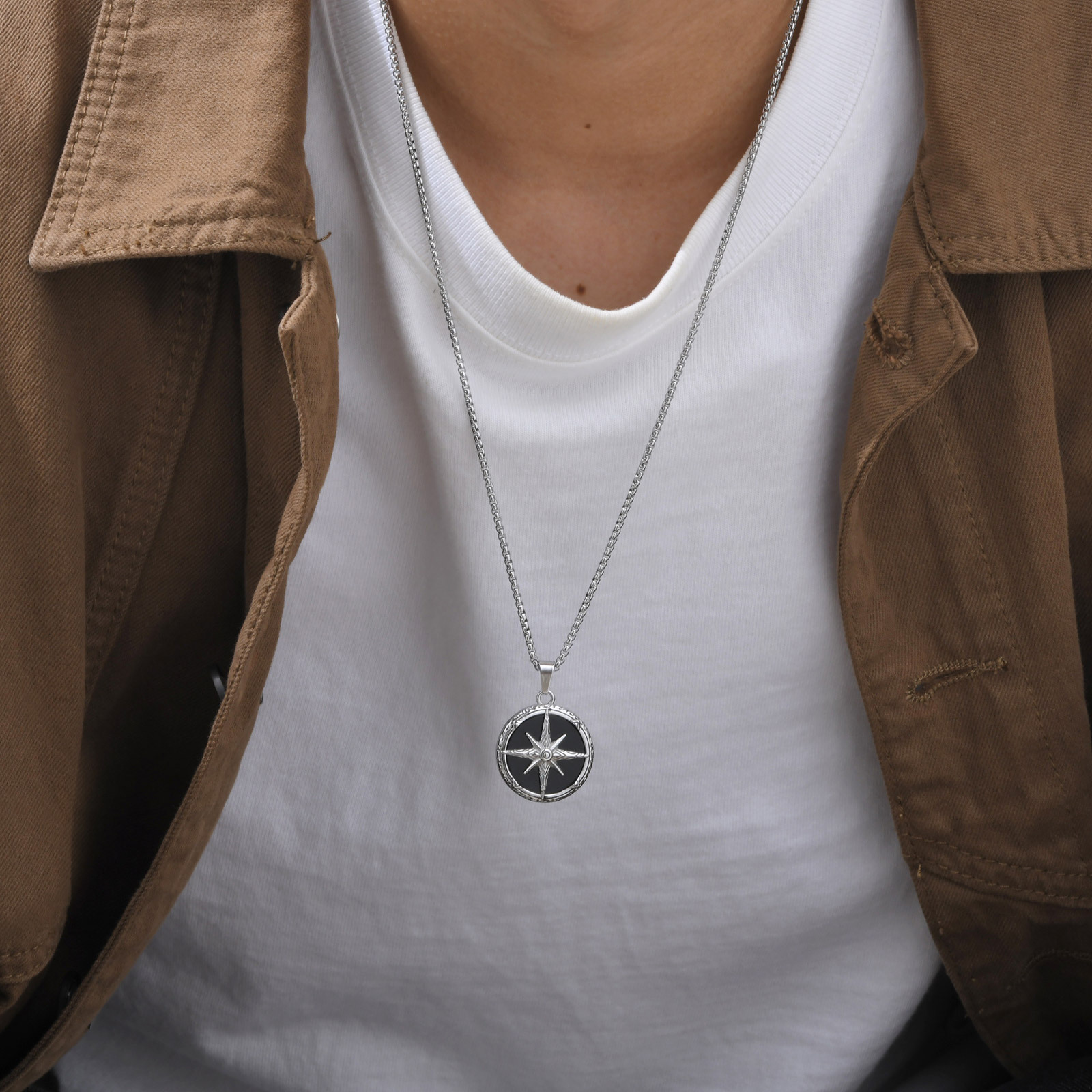 Black agate necklace