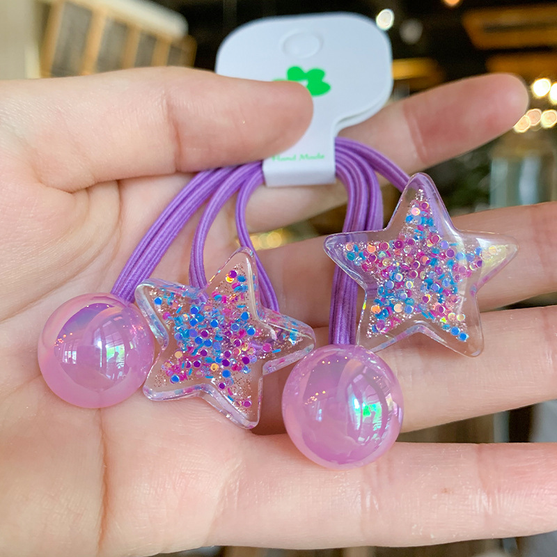 6:five-pointed star purple