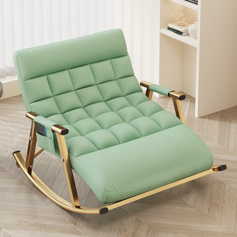 Gold legs light green