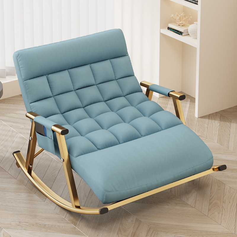 Gold legs light blue