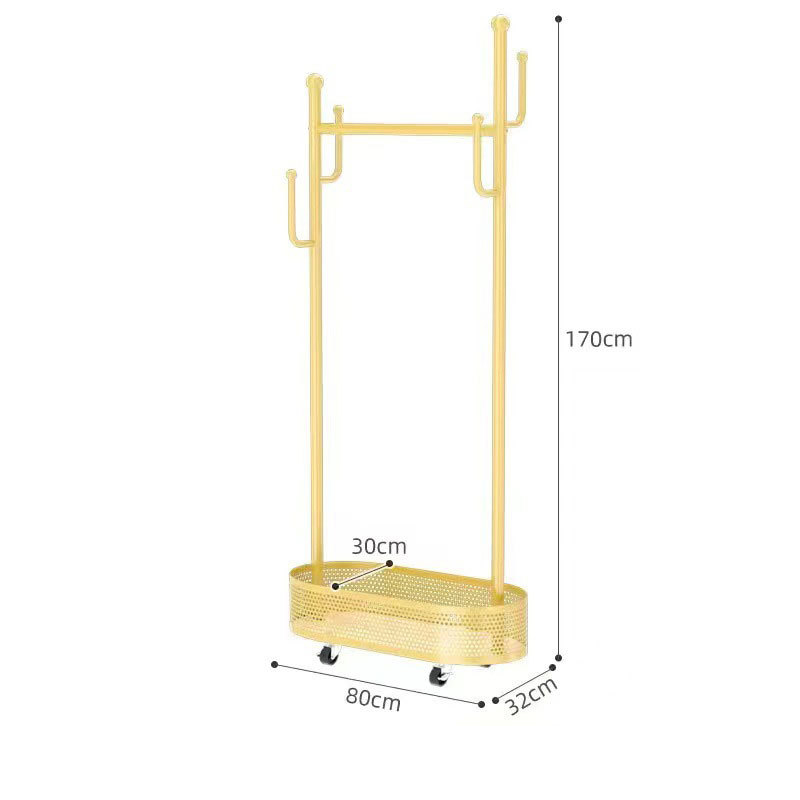 Light luxury gold 100cm [hollow grid storage] silent wheel