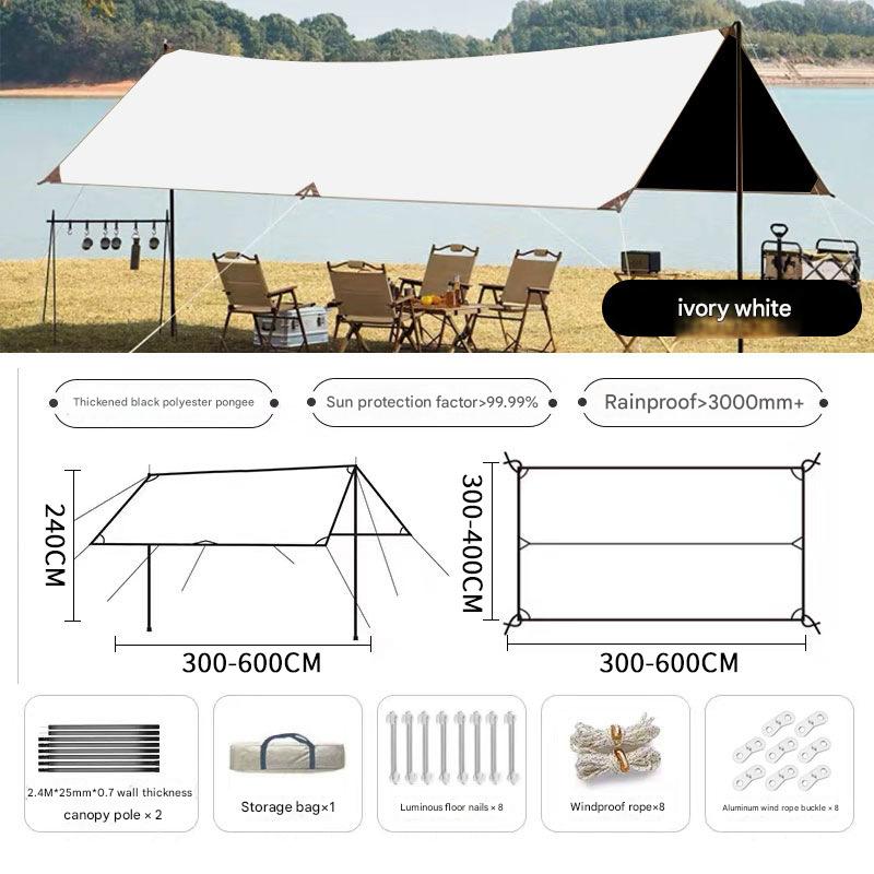Ivory White Black Glue Canopy [High Match]]