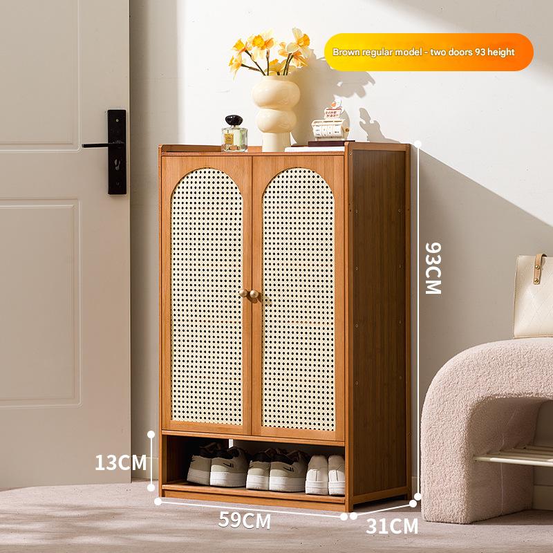 Brown  Double doors and seven layers