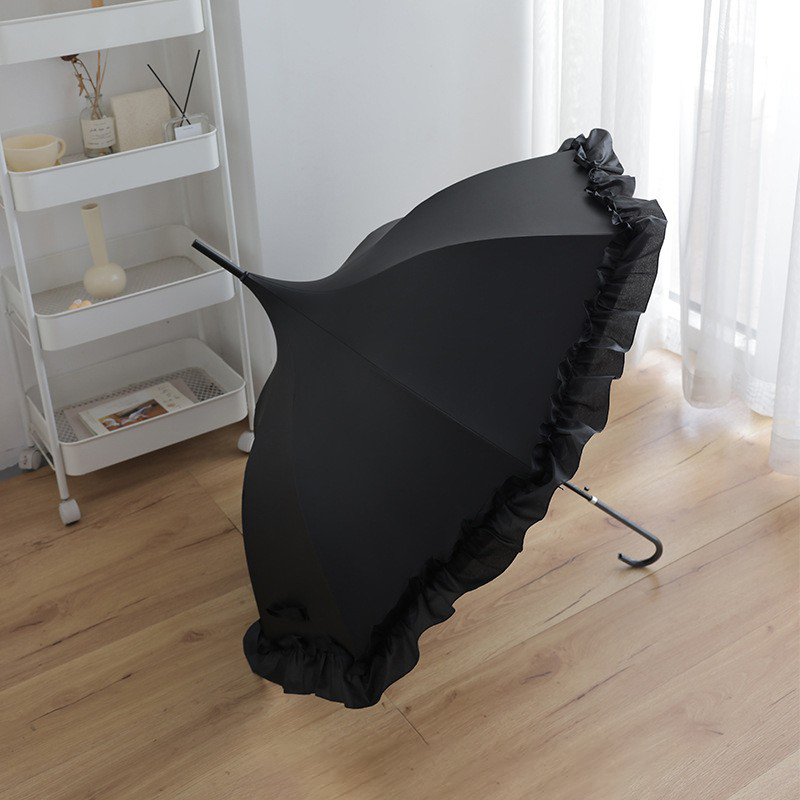 Black (single layer lace)