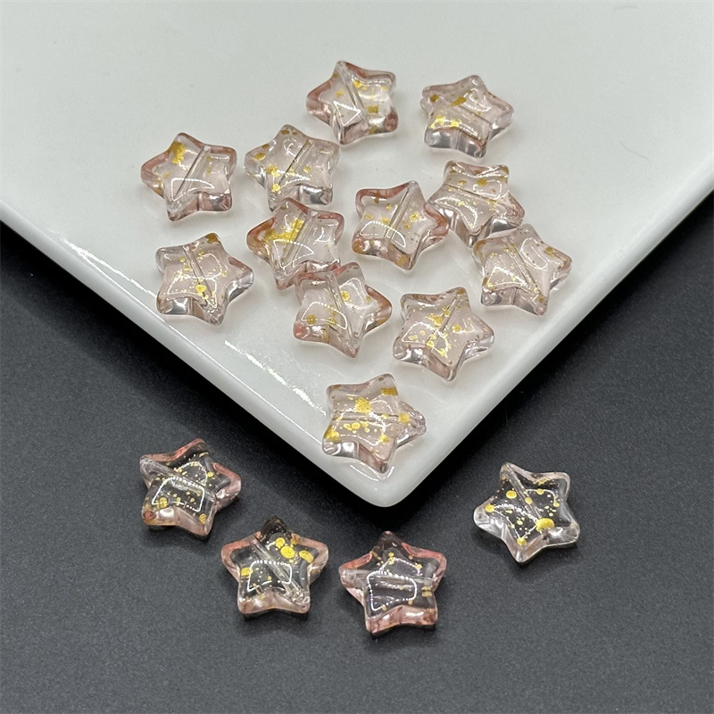 6:Apricot powder with gold dots