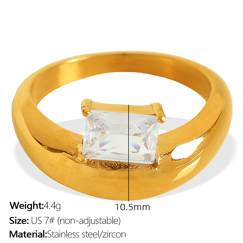 JZ52 Meiwei 7# Gold Ring
