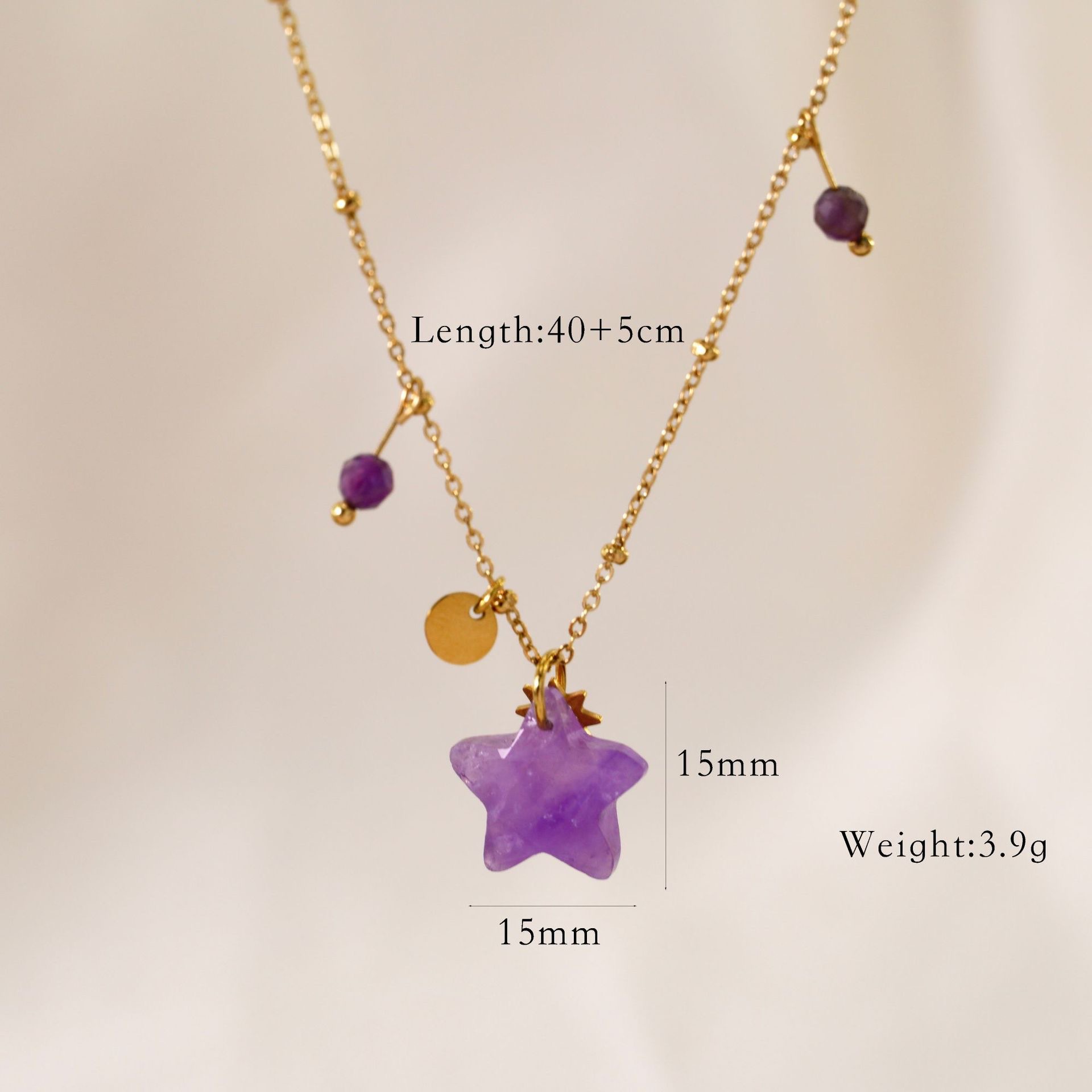3:Purple star necklace
