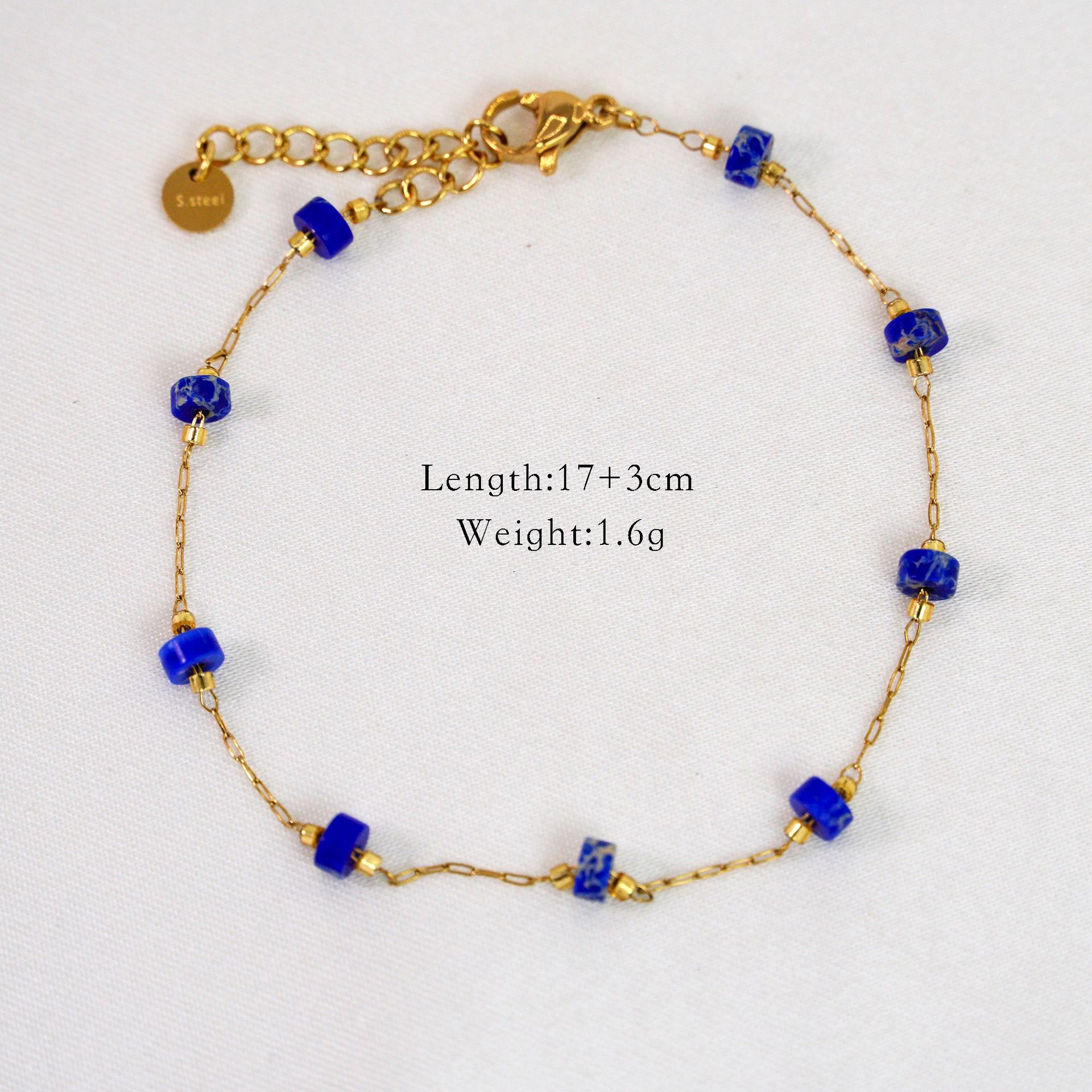7:Lapis lazuli bracelet