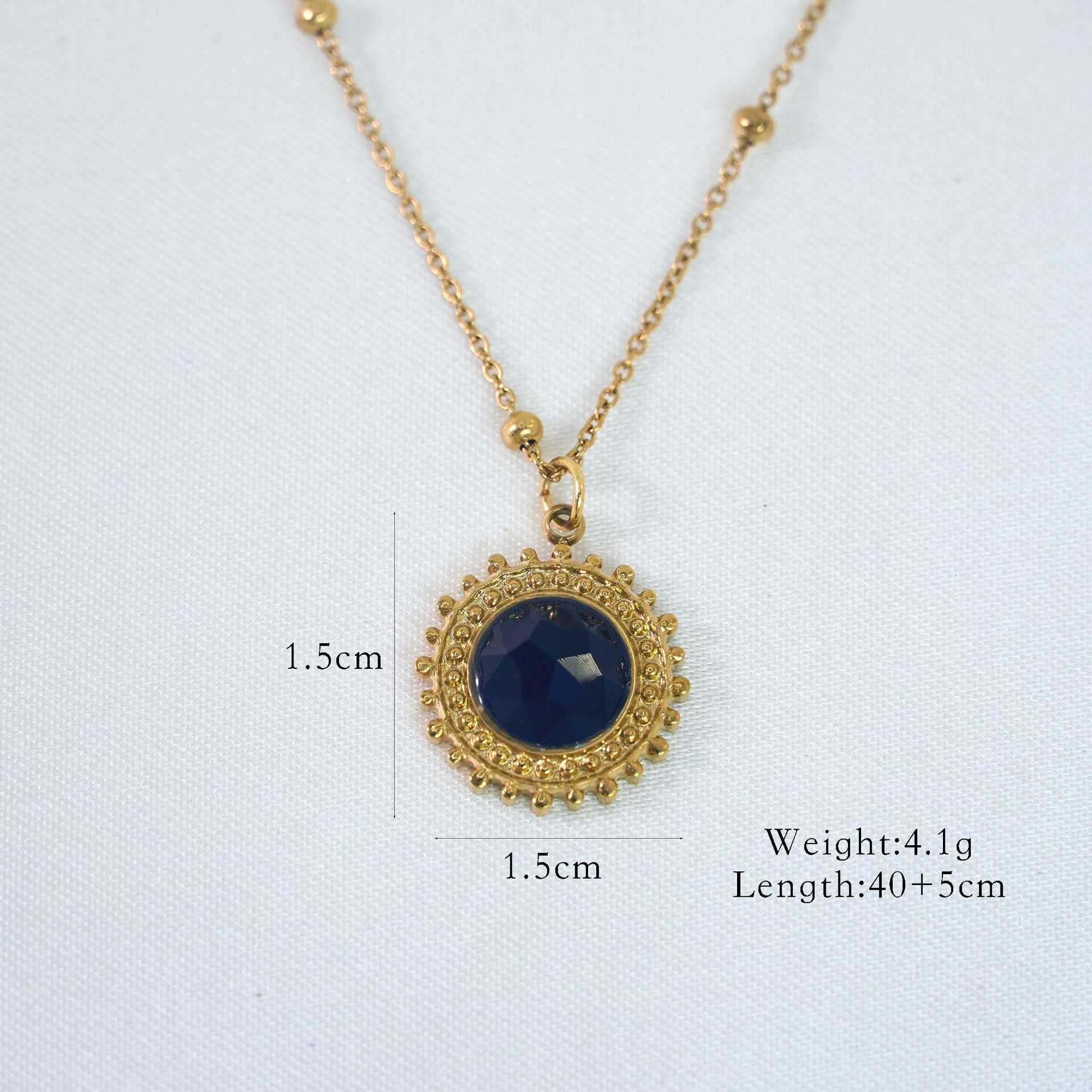 4:Sunshine black agate