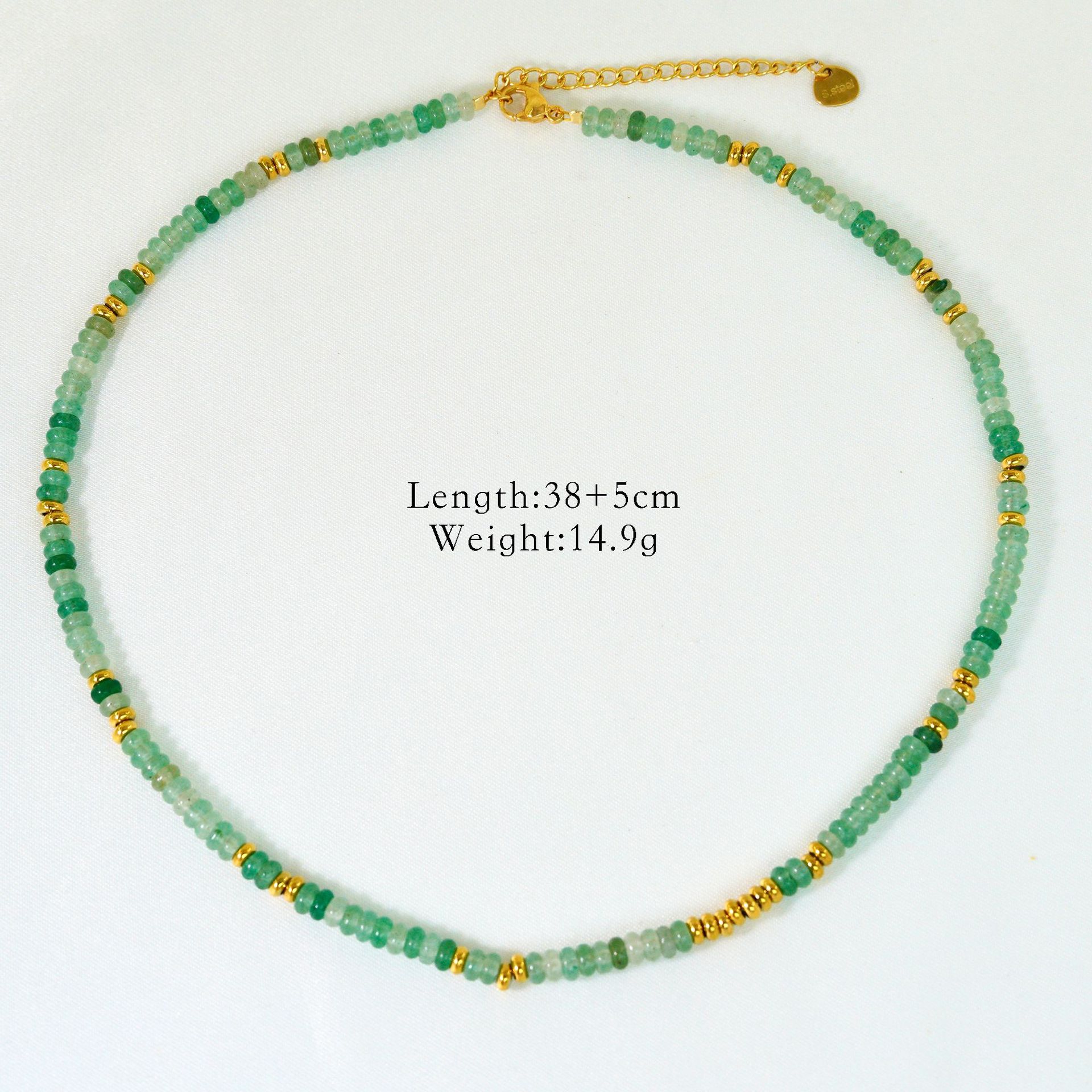 3:Green beads handmade beads