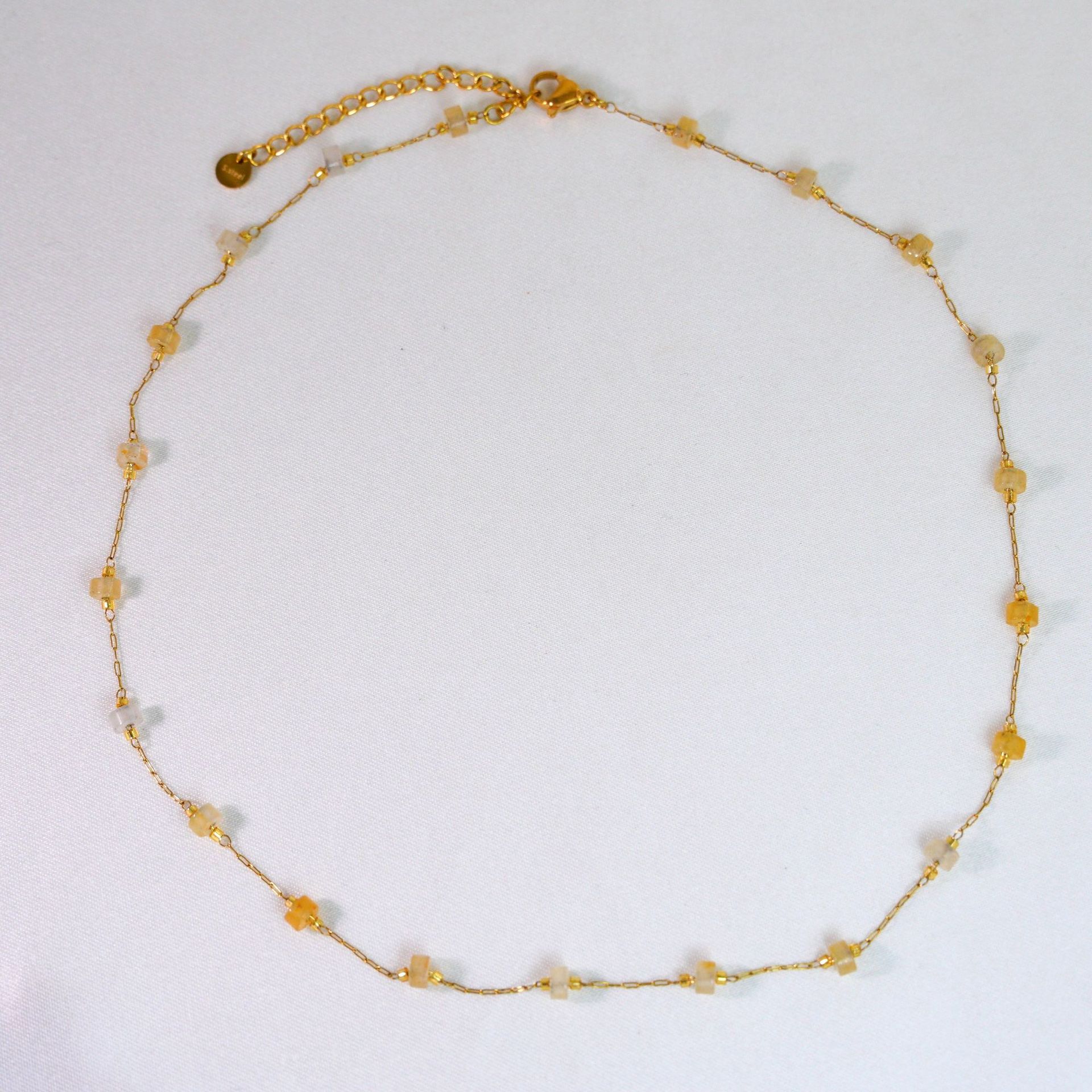 Citrine necklace 16-18inch