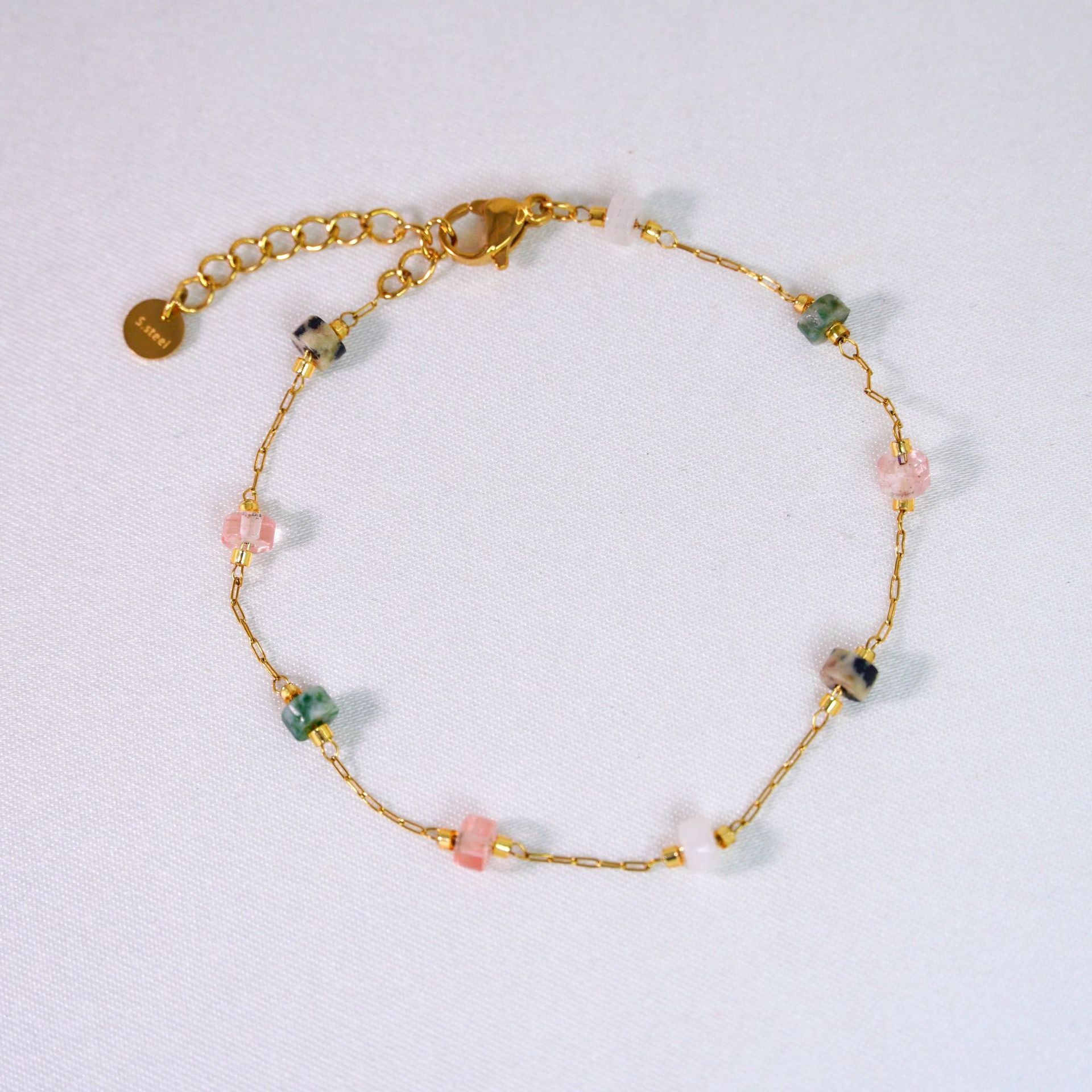 Mixed natural stone bracelet