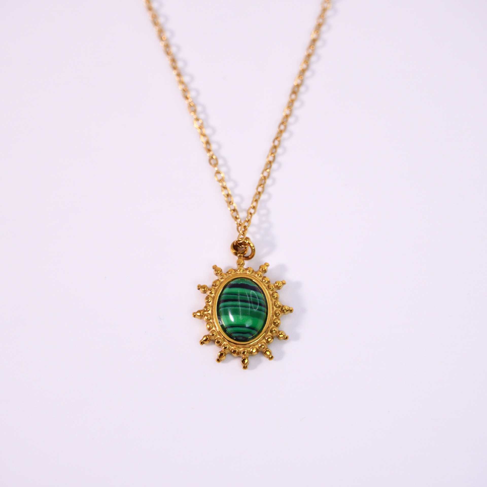 3:16-18inch/Malachite necklace 3