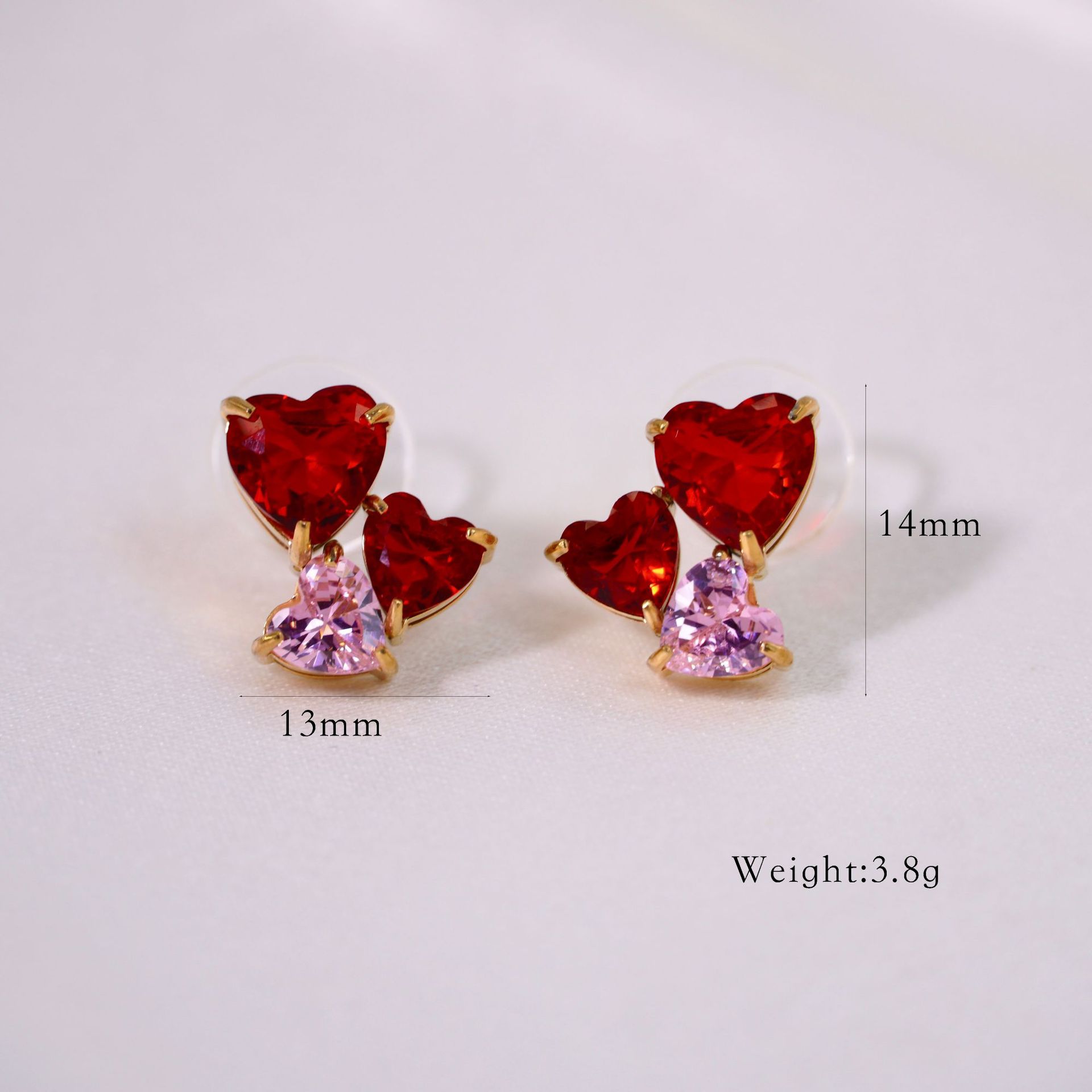 2:Earrings red