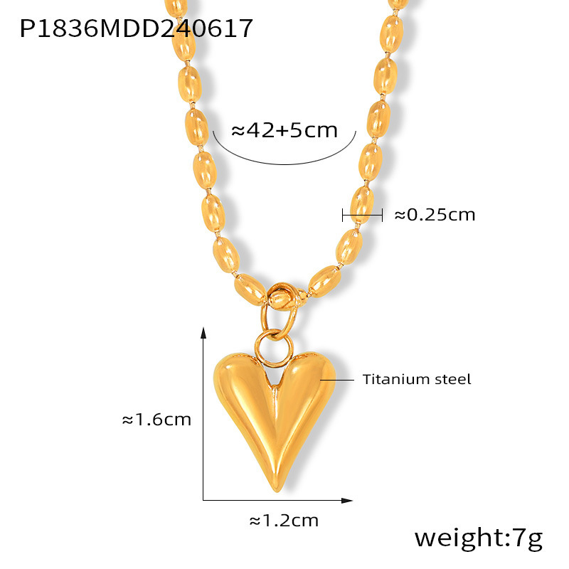 5:P1836-Gold Necklace