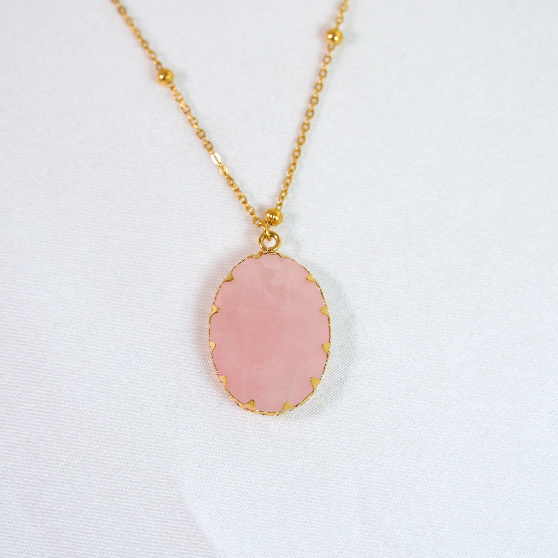 2:Rose quartz gold