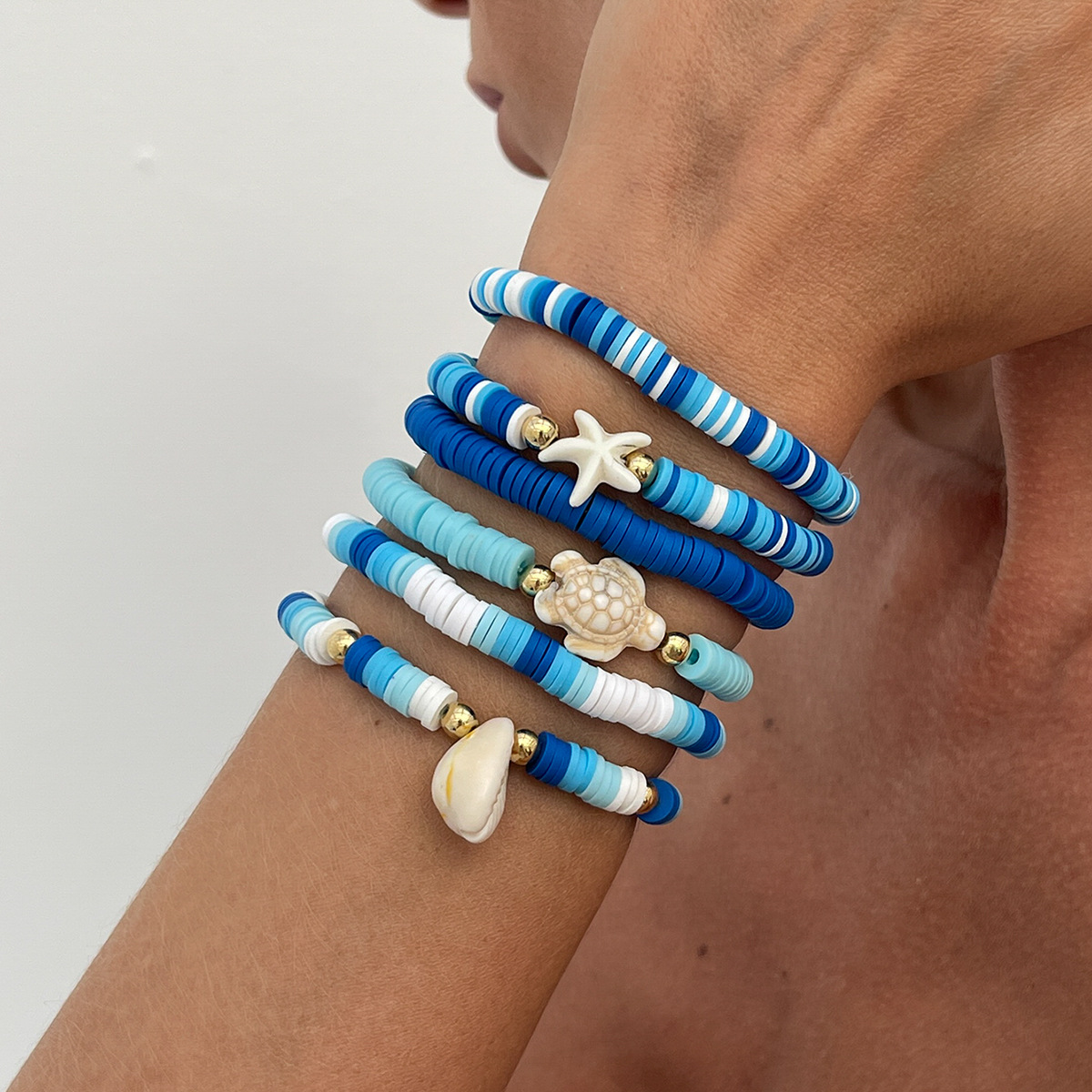 2:02 mixed color 6-piece set 5958