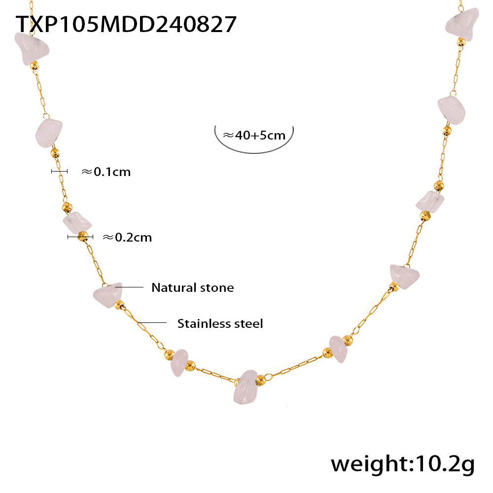 1:TXP105-gold necklace (natural stone size color is slightly different, mind carefully shot)
