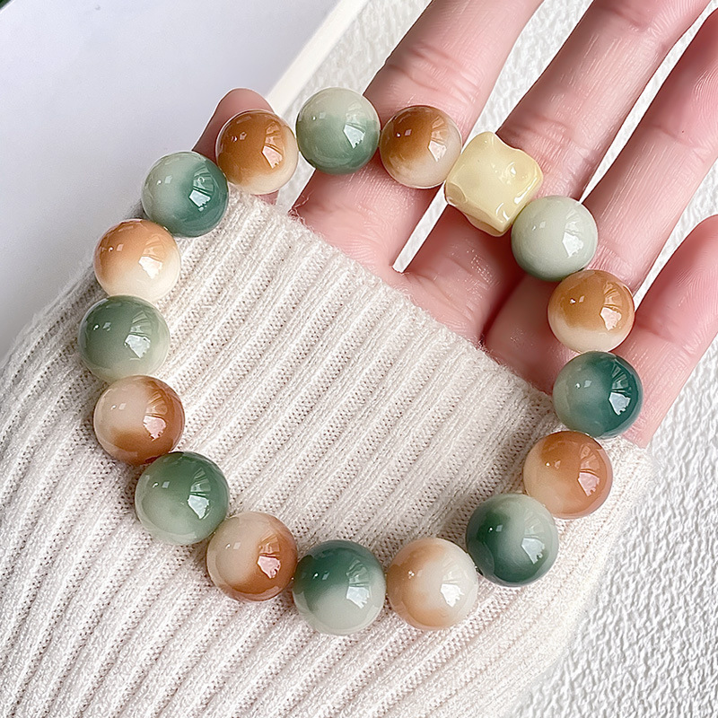 Qinxin Ink-dyed Cheese Bracelet 10mm