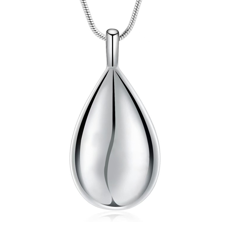 1:Silver water drop pendant