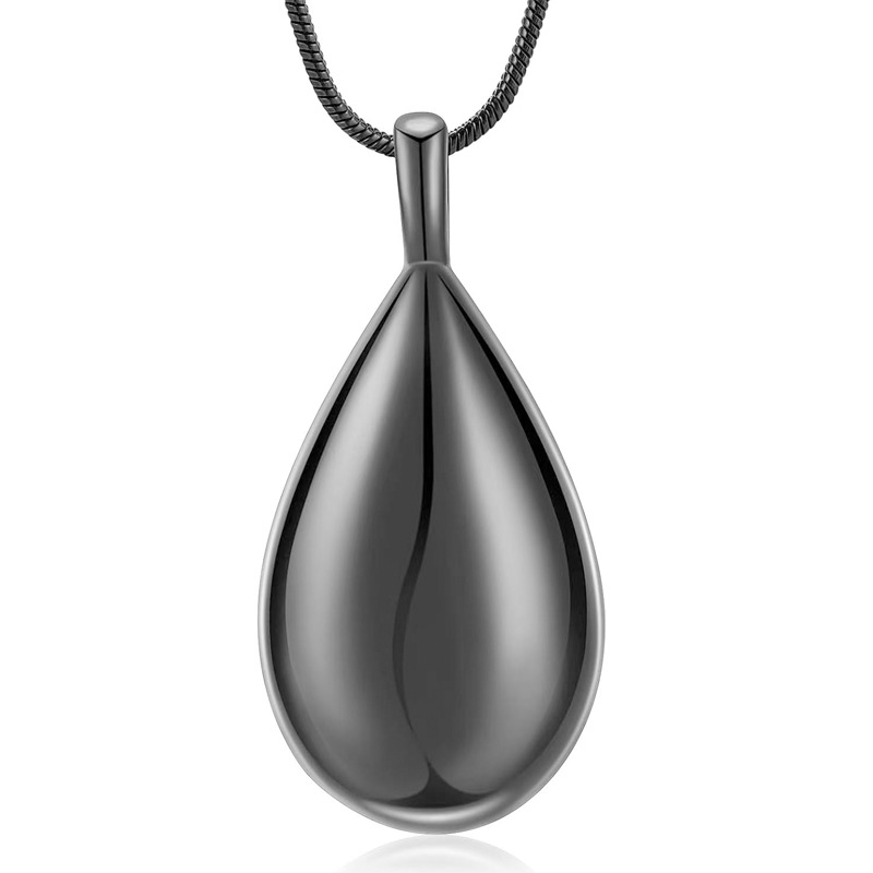 2:Black water drop pendant