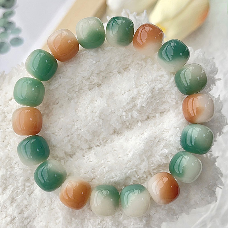 Apricot flower light rain 10*9mm