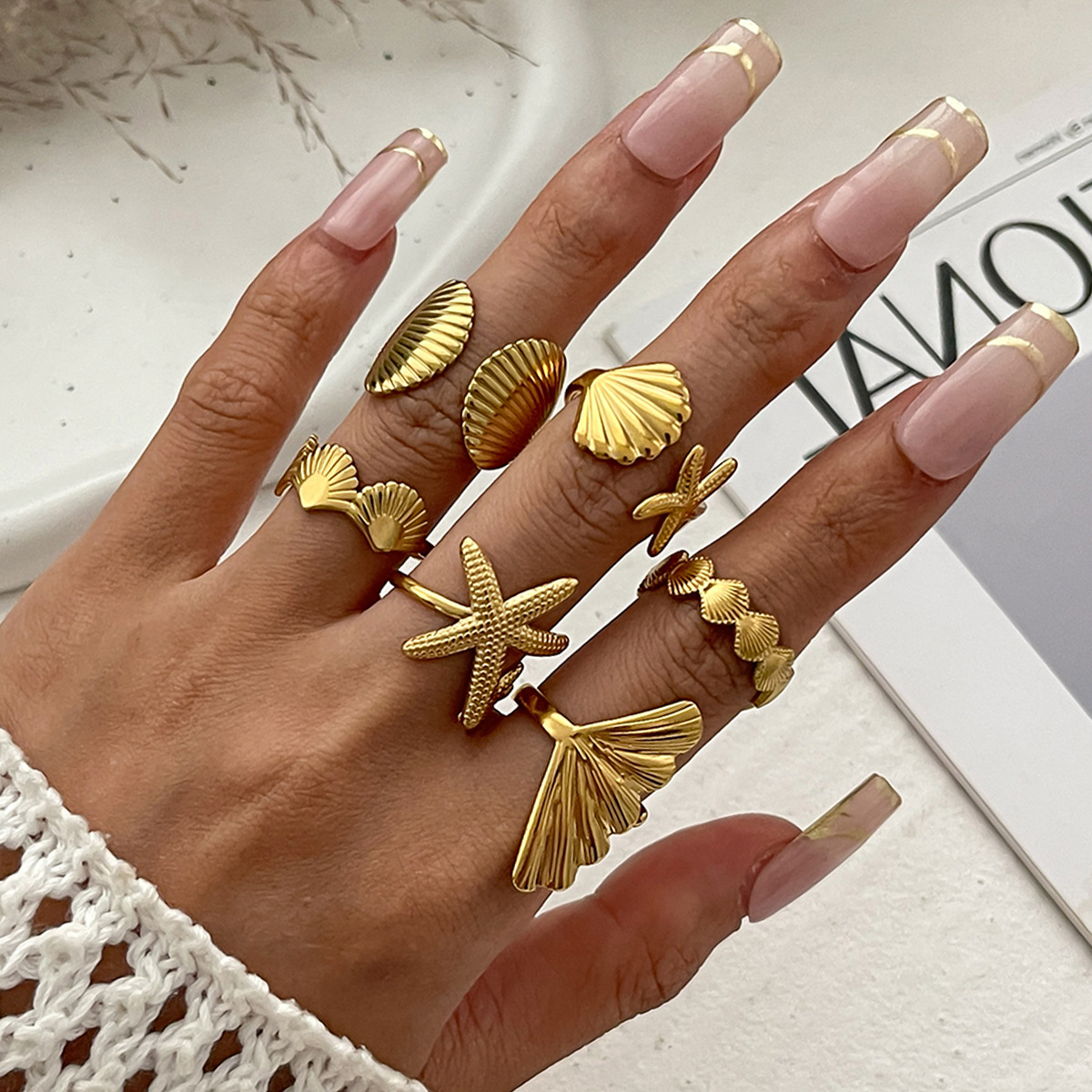 Light gold 6-piece set 6261
