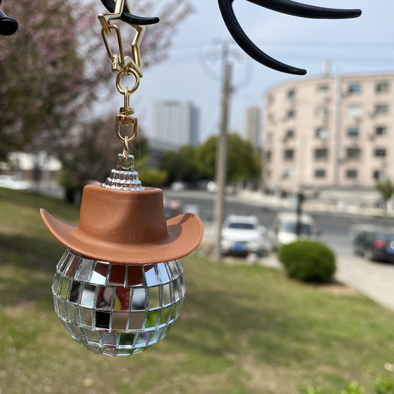 4:Curry color hat key chain