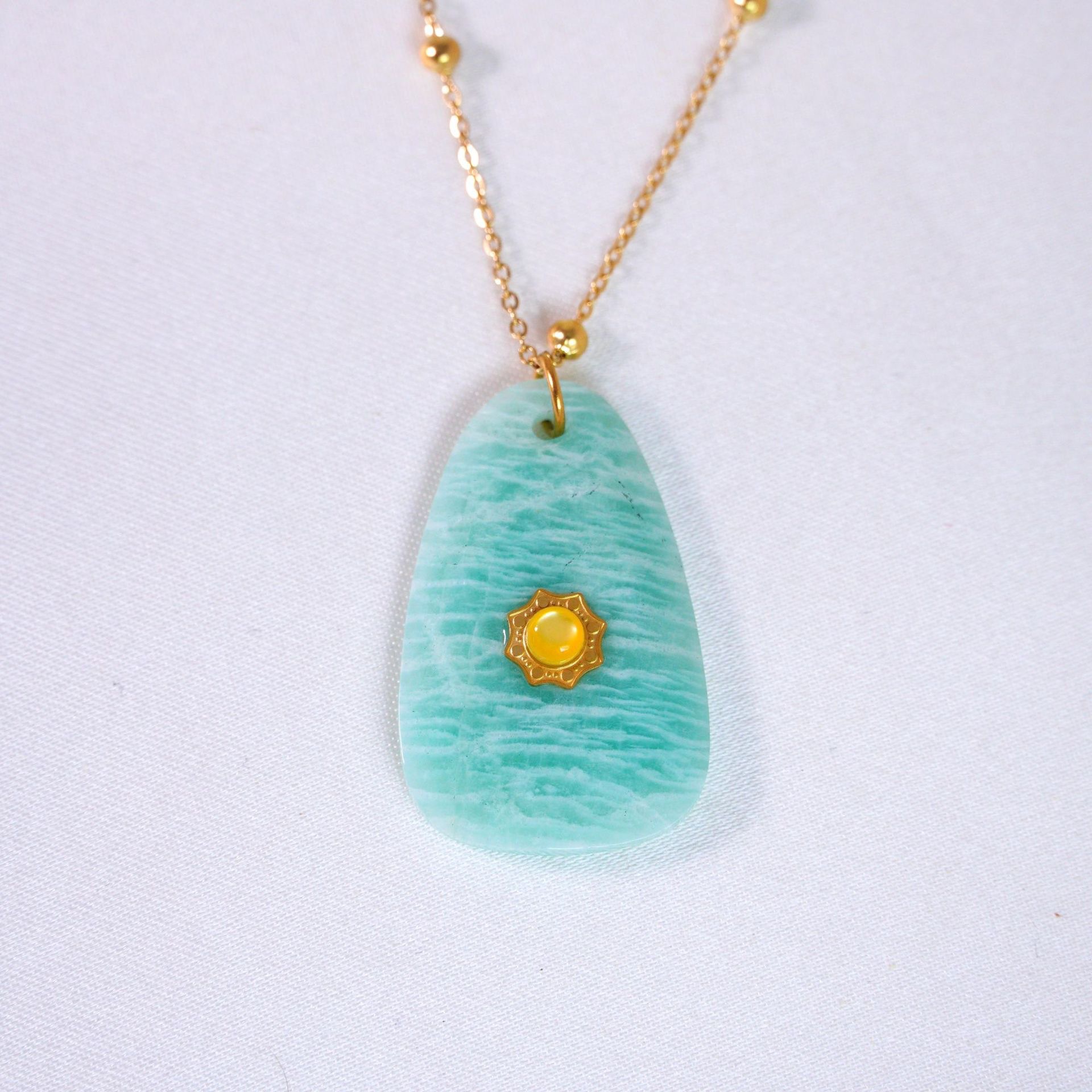 Faceted amazonite 2