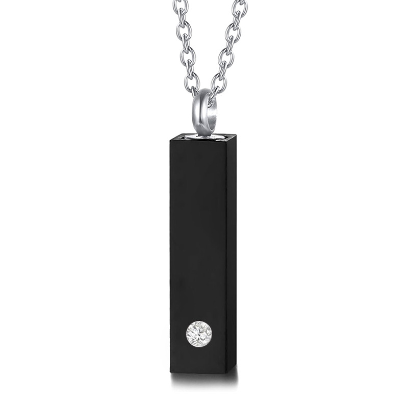 2:Black alloy pendant 8*30mm